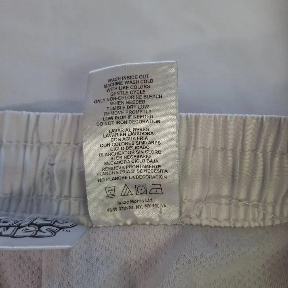 Looney Tunes Bugs Bunny Team USA Athletic Shorts L White Lined Large